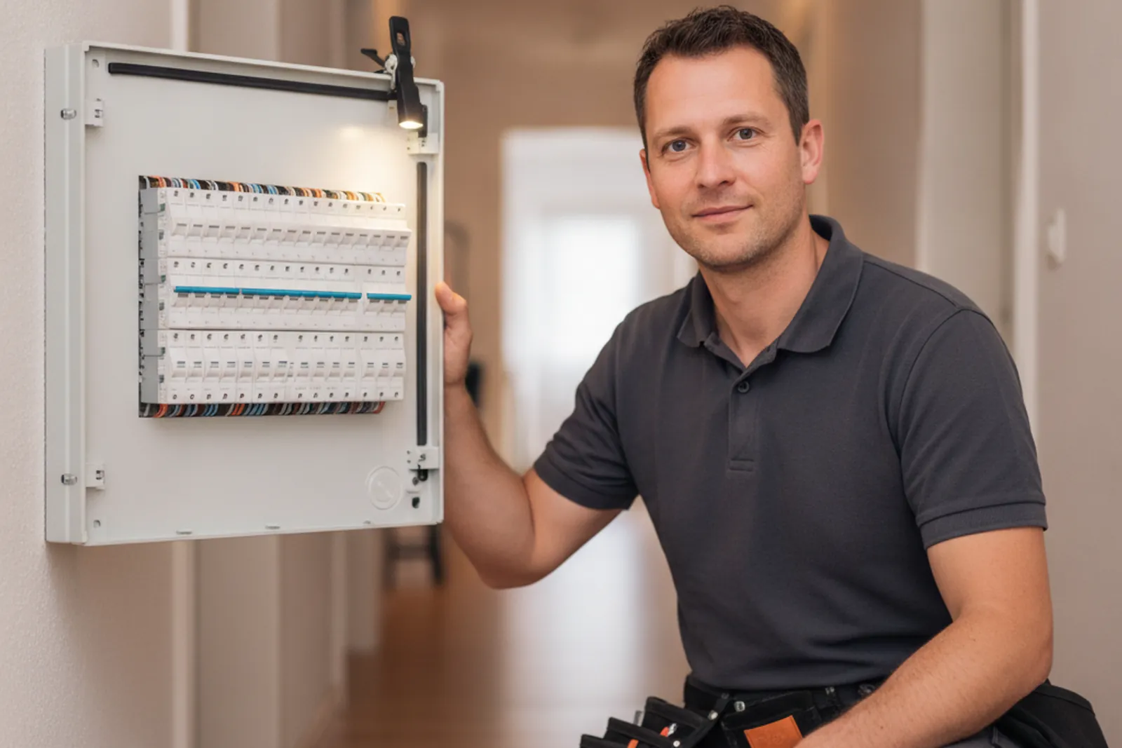 Électricien professionnel Lausanne — intervention sur tableau électrique